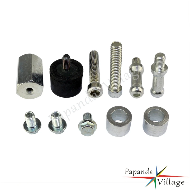 Обтекатель передней фары Papanda для мотоцикла черный 5 дюймов 3/4 дюйма с вилками 39 мм