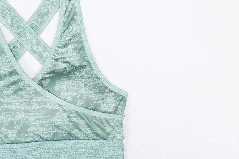 Комплект из 2 предметов для женщин, комплекты для йоги, Ensemble Sport Femme, женская спортивная одежда, Женский комплект для фитнеса, женский спортивный бюстгальтер, леггинсы, набор для тренировок