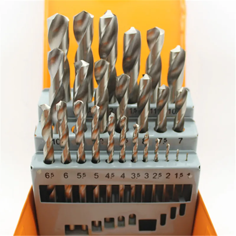 Набор сверл из быстрорежущей стали, 1,0-13,0 мм