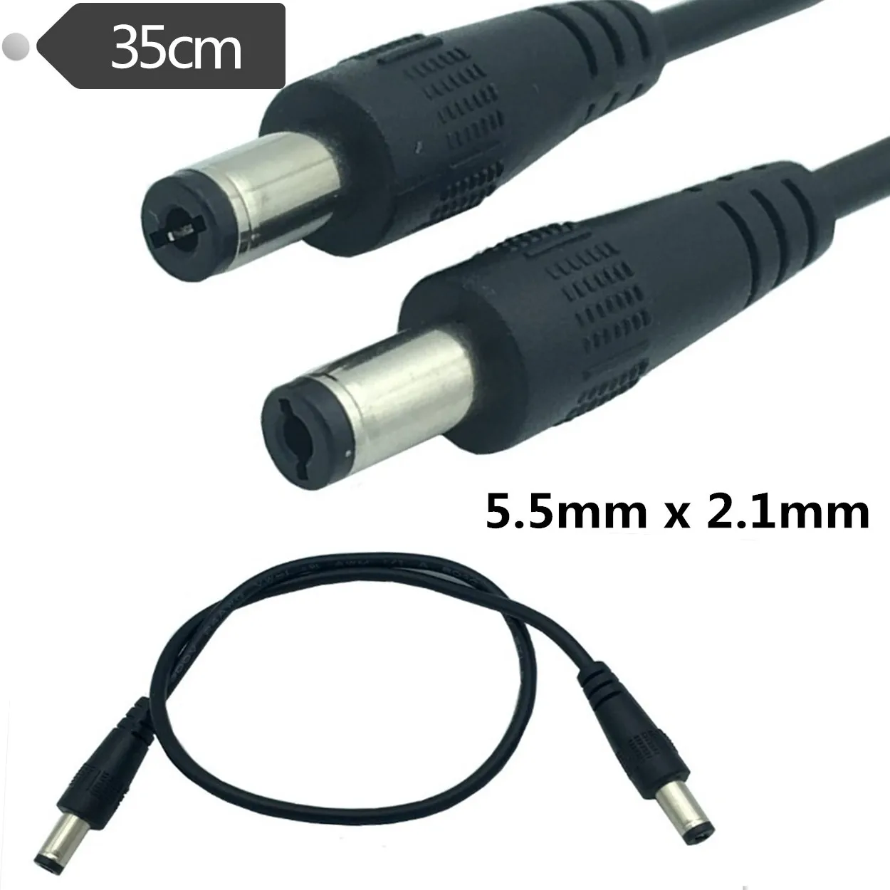 DC5.5 * 2 1 мм мужчинами DC Шнур питания Bold двойной мужской мониторинга шнур 0 35 М |