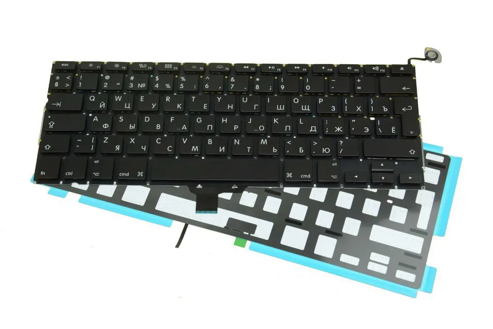 Полная Новинка 2009 2010 2011 2012 год A1278 Русская клавиатура для Macbook Pro Unibody 13 &quotA1278 RU