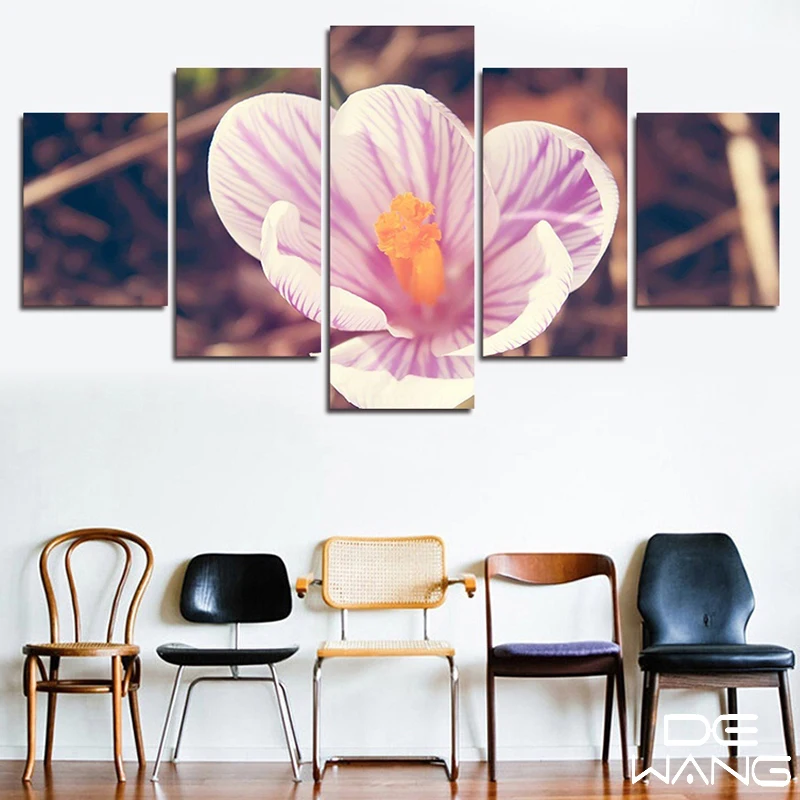 5 Панель изображение Книги по искусству стены Краски холст ing цветок печати