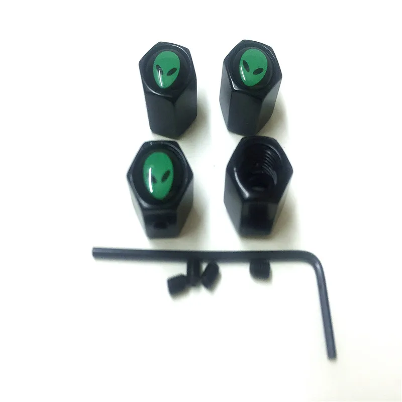 4 шт./лот Авто стиль Противоугонный инопланетянин Логотип колеса автомобиля Шины