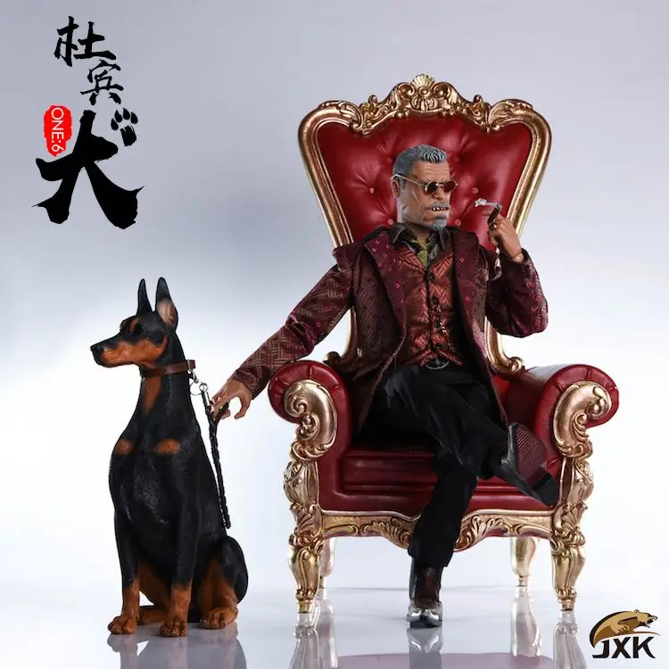 1/6 масштаб модель животного JxK004 Doberman Pinschers игрушки модельки животных подарок для 12 дюймов фигурка сцены Acces коллекция
