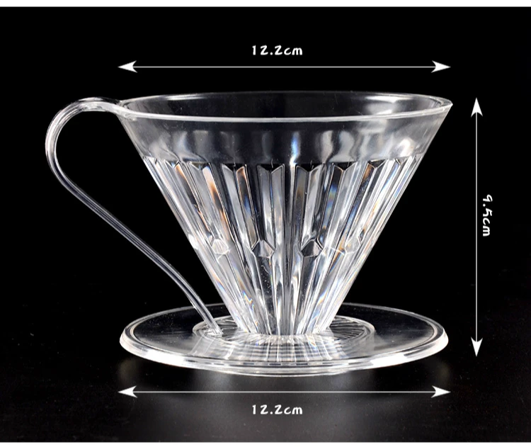 V60 ручной капельный кофе фильтр смолы залить над кофе капельница бумажный конус капельные фильтры бариста кофе заваривания умный капельница 101/102