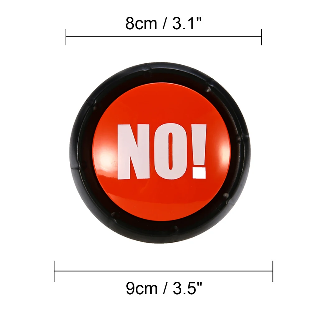 Круглая коробка для игрушек Электронная звуковая кнопка да нет игрушки