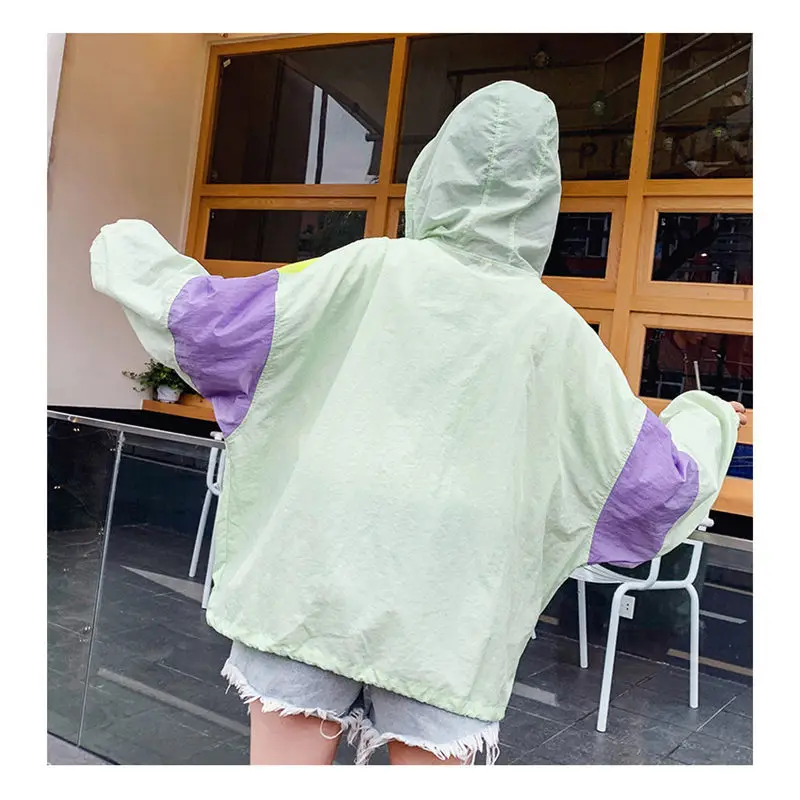 Женская Солнцезащитная куртка 2019 летняя Корейская свободная тонкая в стиле