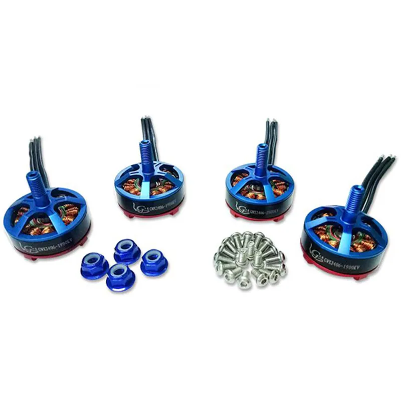 4X Garila X2406 1900KV 2650KV 2950KV FPV гоночный бесщеточный двигатель для Racer RC Дрон Квадрокоптер