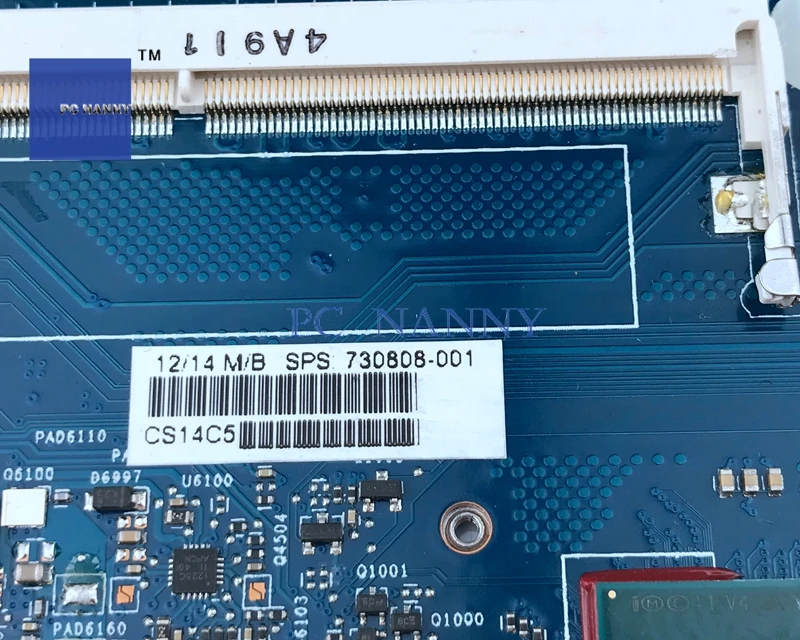 Материнская плата PCNANNY 730808 001 601 6050A2560201 для HP EliteBook 840 G1|Материнские платы