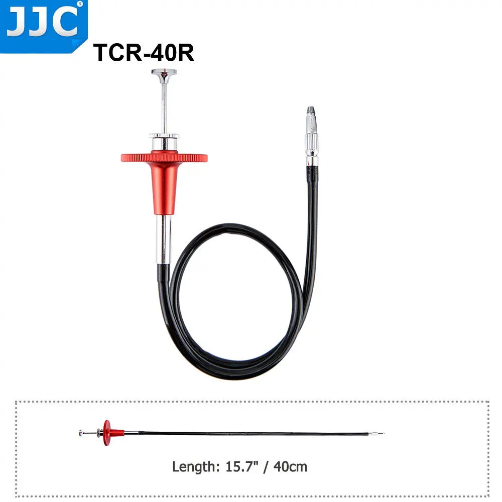TCR-40R JJC 700 см механическая блокировка Камера Спусковое устройство затвора кабель Дистанционное Управление шнур с резьбой тросик с объемным замок - Цвет: TCR-40R