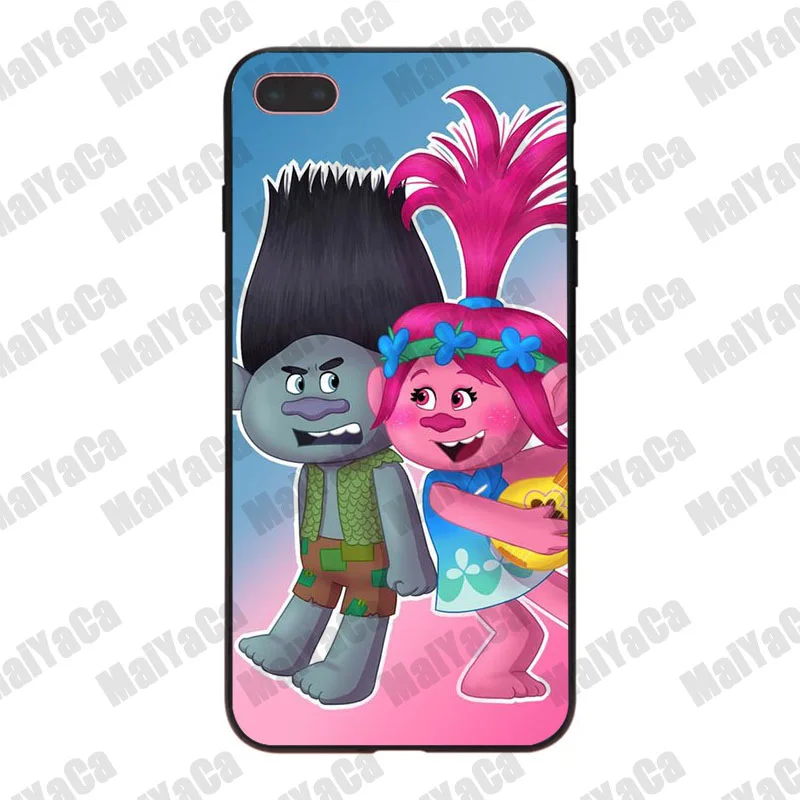 Чехол для телефона MaiYaCa Trolls Poppy Diy с красочным принтом из ТПУ iPhone 8 7 6 6S Plus X 10 5 5S SE 5C |