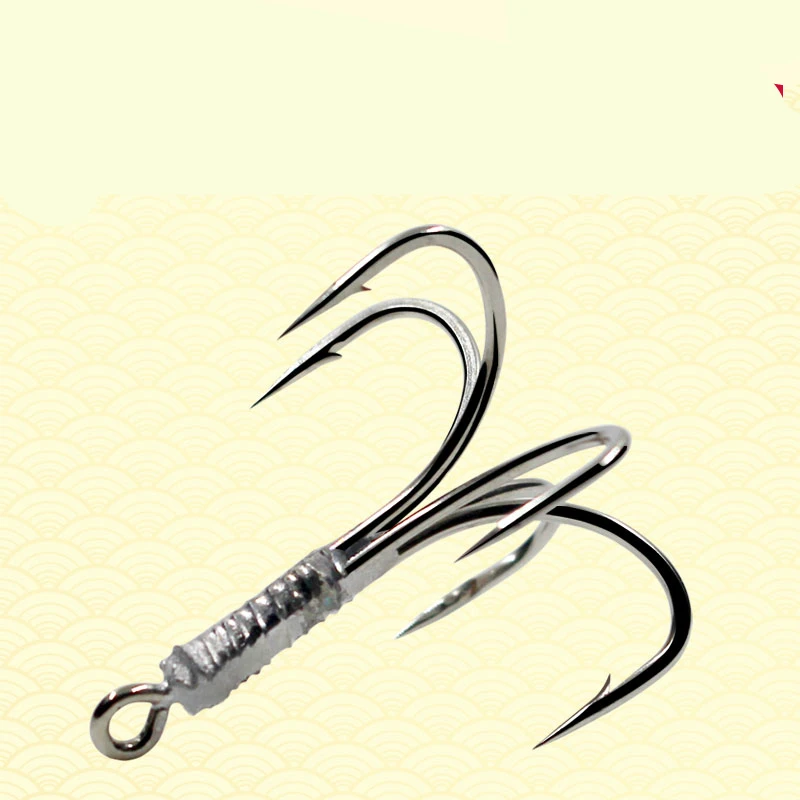 Carbon Steel High Strength Fishing Hooks Ultra Sharp 5 Anchor Carp Barbed Hook Explosion Squid Treble Pesca | Спорт и развлечения