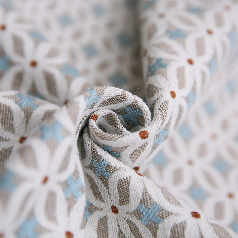 Жаккардовая Высококачественная Тяжелая льняная ткань Clover для больших