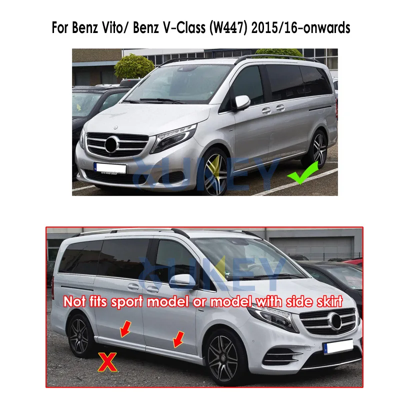 4 шт. Передние Задние Автомобильные Брызговики для Benz Vito V Class Metris W447 mudflaps Брызговики аксессуары для брызговиков