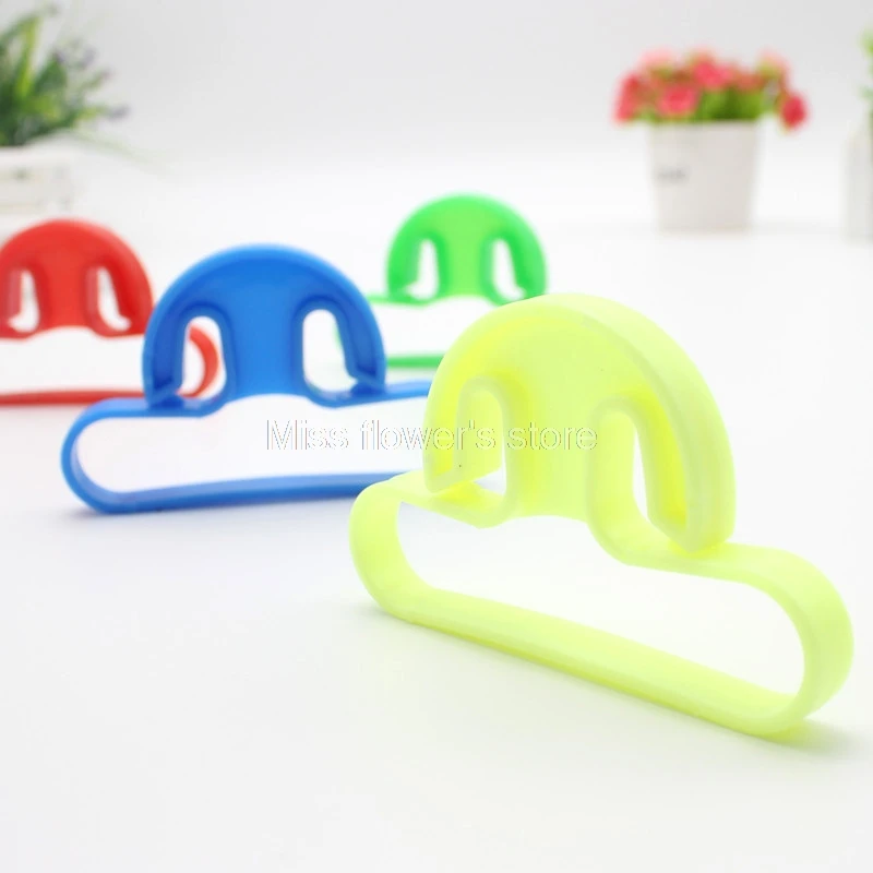 2 Pcs Comfortable Reusable Plastic Shopping Bag Grocery Carrier Easy Lifter Handle | Дом и сад