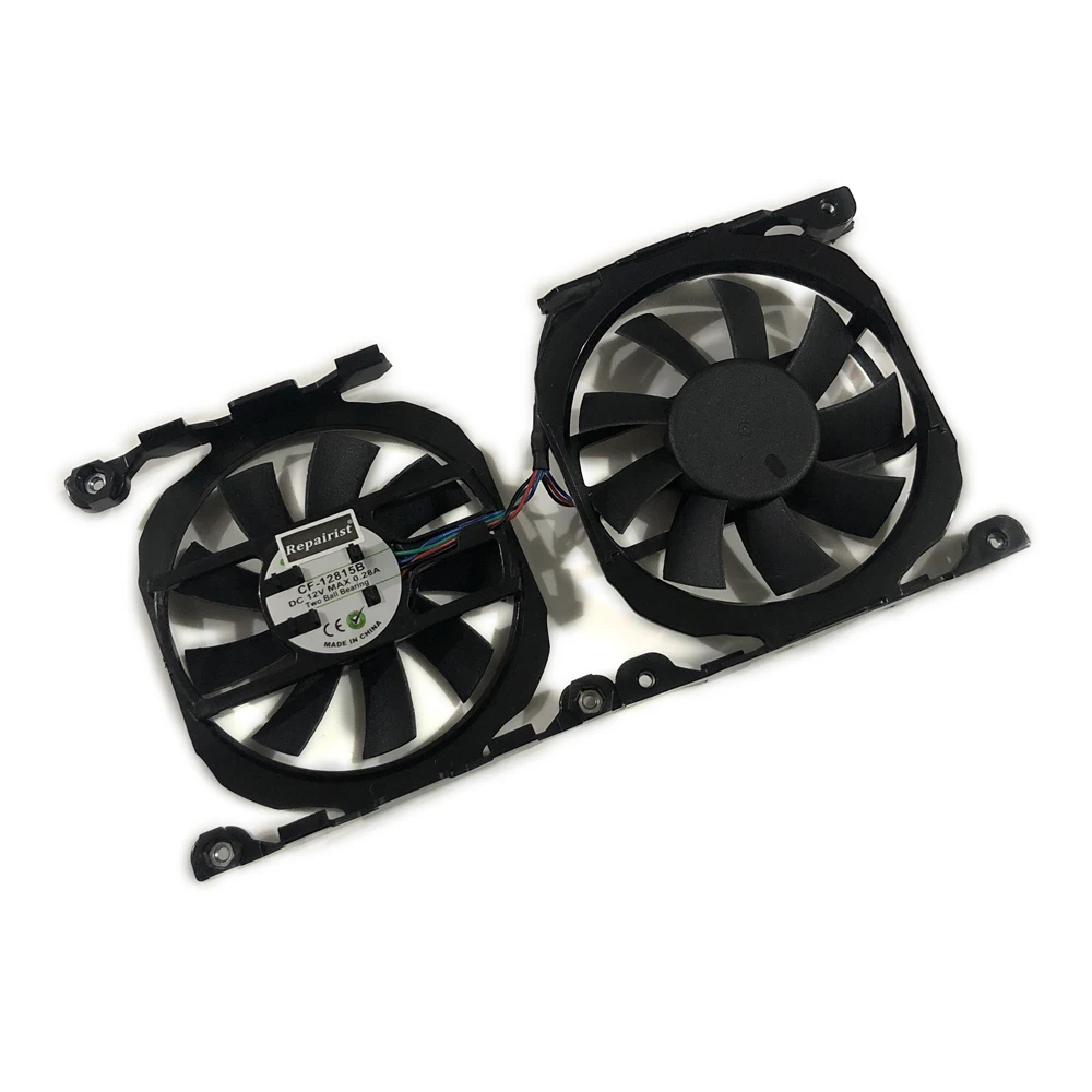 2 шт./компл. CF 12815S GPU радиатор Графика вентилятор для Leadtek Winfast GTX 970 ураган Эльза GeForce