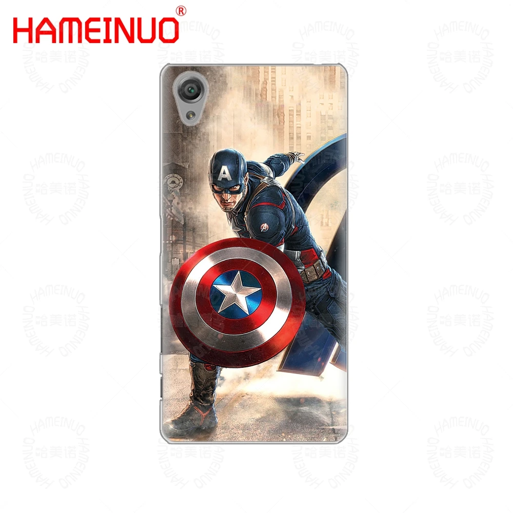 HAMEINUO Marvel чехлы с изображением супергероев чехол для телефона для sony xperia C6 XA1 XA2 XA ULTRA X XP L1 L2 X XZ1 compact XR/XZ PREMIUM - Цвет: 60713