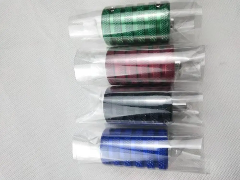 Tattoo Grips Ручки для татуировки, 4 шт./партия, Накатанная алюминиевая ручка для татуировки, трубка 30 мм, с задней ножкой для тату-машины, комплект питания Se - Цвет: Tattoo Grips