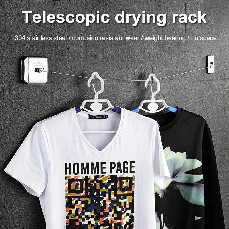 Новая невидимая веревка из нержавеющей стали противоскользящая для балкона