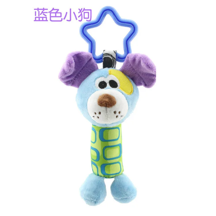 Счастливый обезьяна 18 5 см 6 стилей кукла для малышей раттл плюшевая игрушка