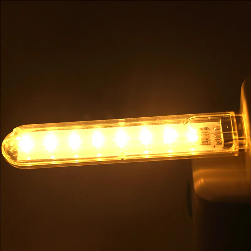 8leds warm white USB Светодиодная лампа для чтения 3 светодиодный s 8 светодиодный s SMD 5630 5730 светодиодный лампочка 5 V вход питания белый 5000-6500 K теплый белый 3000-3500 K USB ночник - Испускаемый цвет: 8leds warm white