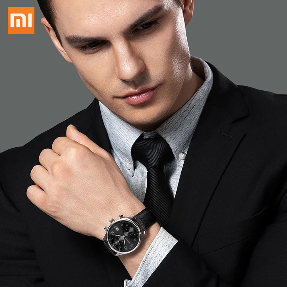 Xiaomi Youpin TwentySeventeen светильник, Бизнес Кварцевые часы, высокое качество, Элегантные наручные часы для мужчин и женщин, ремешок из нержавеющей стали, подарок
