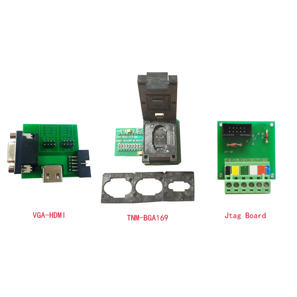 EMMC Nand Flash TNM BGA169 01 + VGA/HDMI к ISP адаптеру плата Jtag TNM5000 поддерживает все emmc с помощью