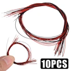 10 шт., новинка 0402, предварительно припаянные Проводные светодиодные лампы Micro Litz SMD, длина 200 мм, Mayitr