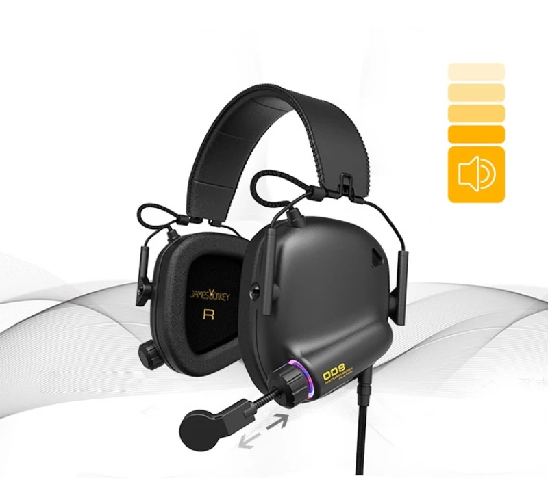 Топ James donkey 008 tactical master Pilot наушники 7,1 канальный игровой USB Проводная гарнитура шумоподавление монитор наушники