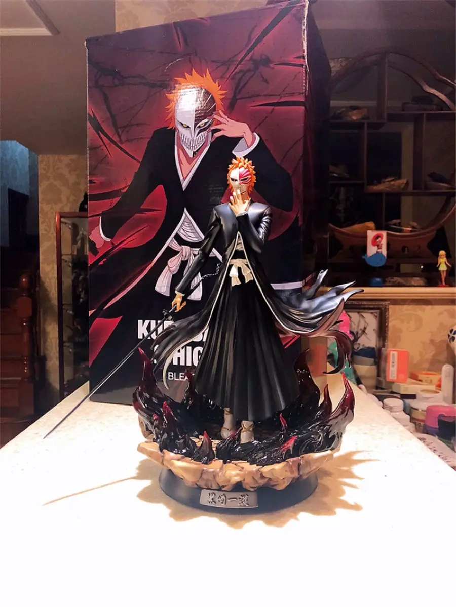 Модель вентиляторов отбеливатель 28 см высота Куросаки ichigo GK Смолы Рисунок для коллекции