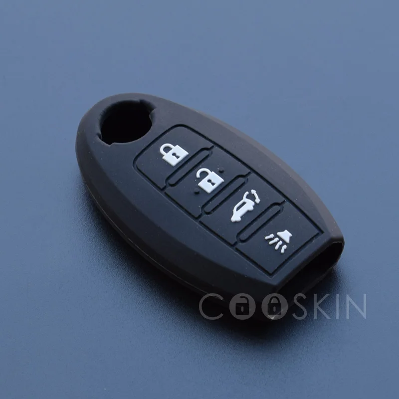 100 шт./лот силиконовый чехол Обложка для куртки Nissan Altima Sentra Qashqai Juke Maxima