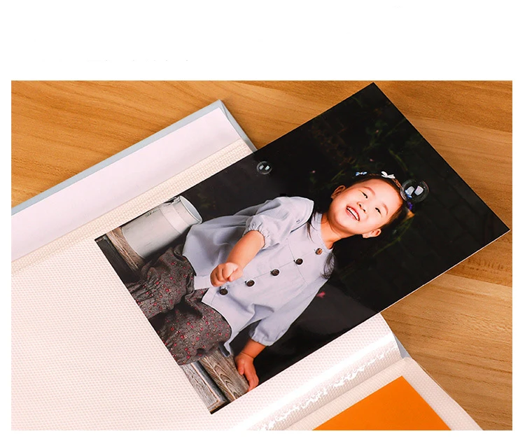 4D Big 6inches Children's Photo Album For 100 11.5x16.2cm Photos Interleaf Cartoon Animal Yearbook Birthday Gifts