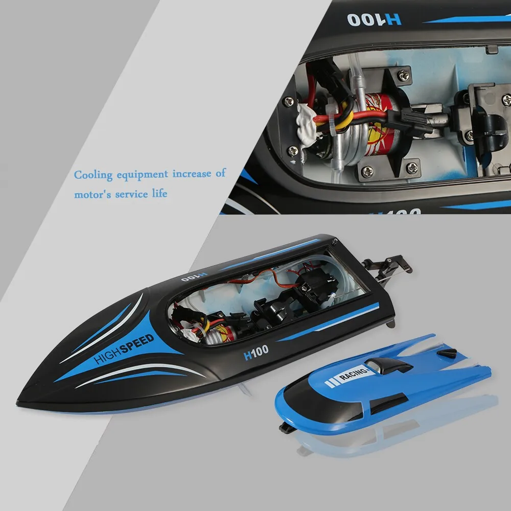 Skytech H100 2 4G гоночная лодка RC 20 км/ч высокоскоростной пульт дистанционного