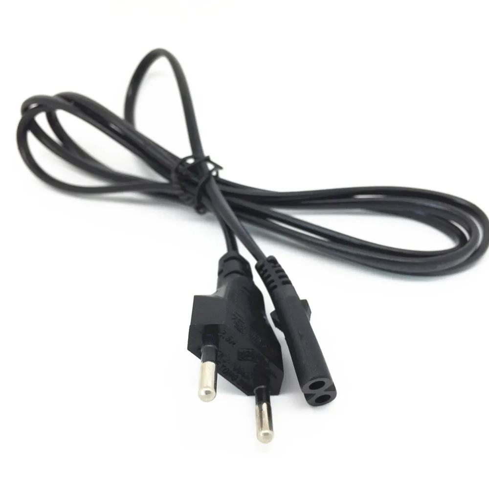 US /EU Plug 2 зубец Мощность шнур питания кабель для ЖК дисплея с подсветкой Fujifilm