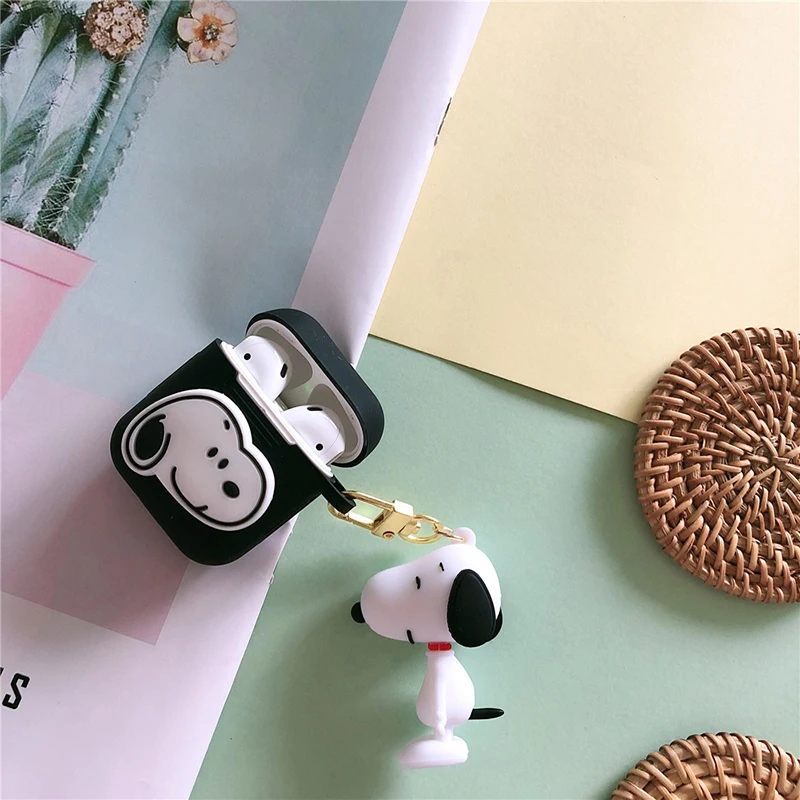 3D кукла игрушка Charlie силиконовый чехол для Apple Airpods чехол защитный чехол Bluetooth беспроводные наушники чехол зарядная коробка чехол сумка