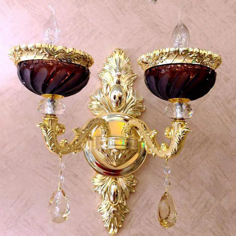 Декор для виллы гостиной фиолетовые настенные светильники настенный светильник