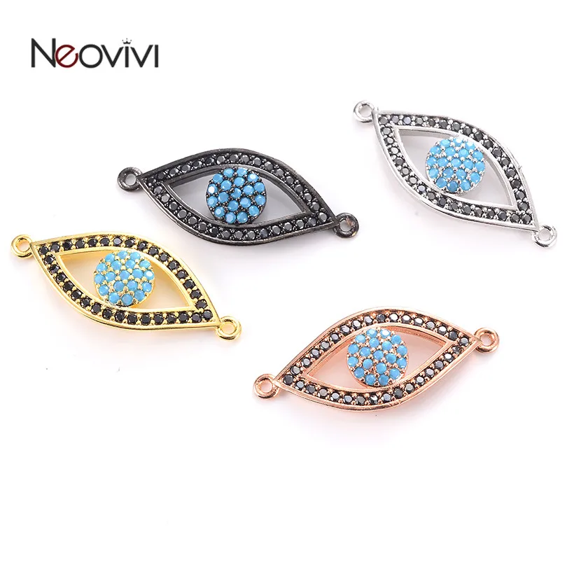 Neovivi турецкий дьявольский глаз Подвески Полые бусины для изготовления ювелирных