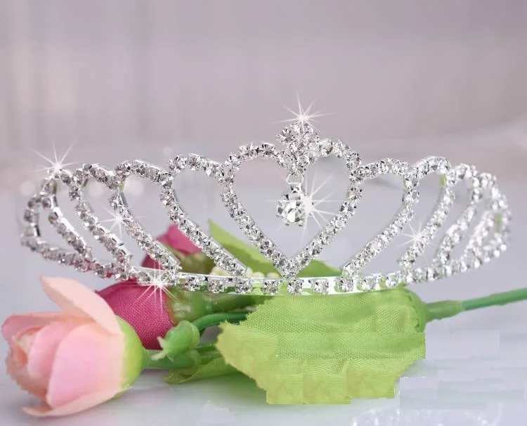 Большой цветок Роскошный топ кристалл и многослойная жемчужная тиара Корона