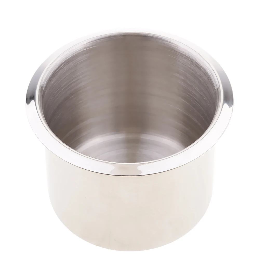 

Stainless Steel Recessed Cup Drink Holder For Marine Boat RV Camper rust proof and corrosion protection Smooth surface