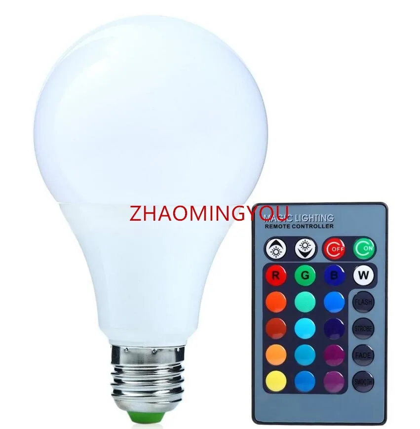 Светодиодная RGB лампа YOU E27 SMD5050 3 Вт 5 10 точечный светильник переменного тока 90 260 В