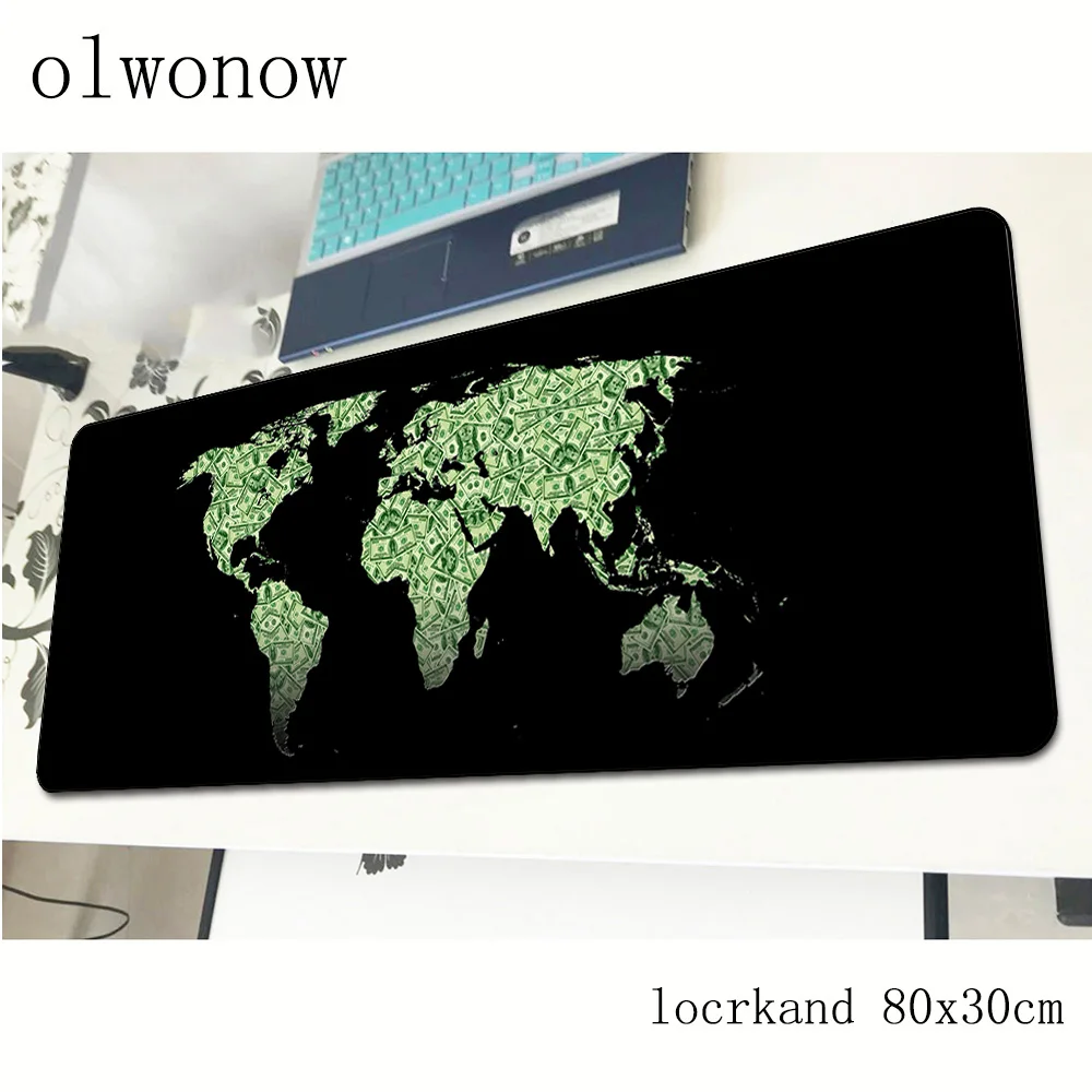 Игровой коврик для мыши с картой мира 800x300x3 мм|Коврики мышей| |