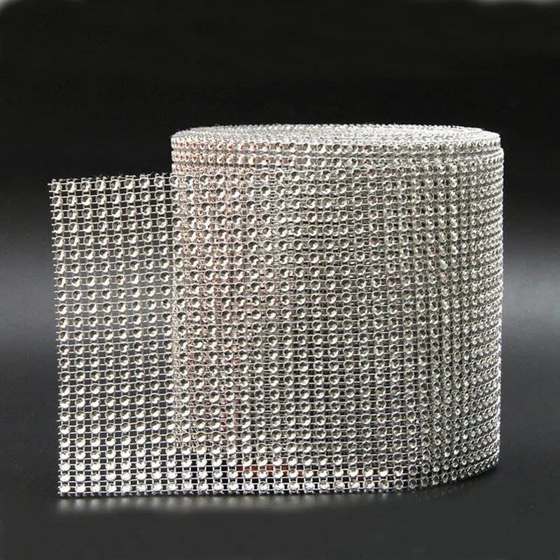 10 ярдов/партия сетчатая обмотка для украшения стола|rhinestone net|bridal diyrhinestone lot |