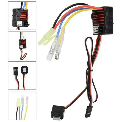 TB-60025 Waterproof Brushed 60A ESC Electronic Speed Controller for RC Model Car | Электроника