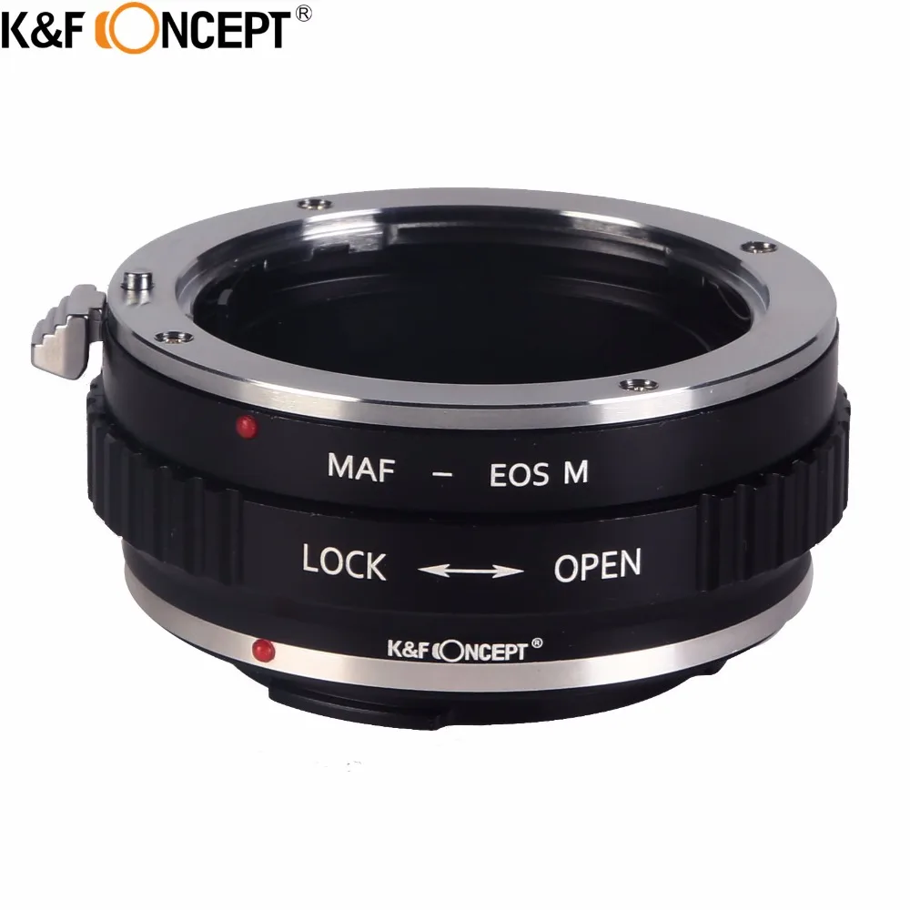 K&F CONCEPT AF-EOS Lens Adapter Ring For Sony Minolta/Alpha AF Mount Lens to for Canon EOS M EF-M Mount Lens Camera Body DSLR