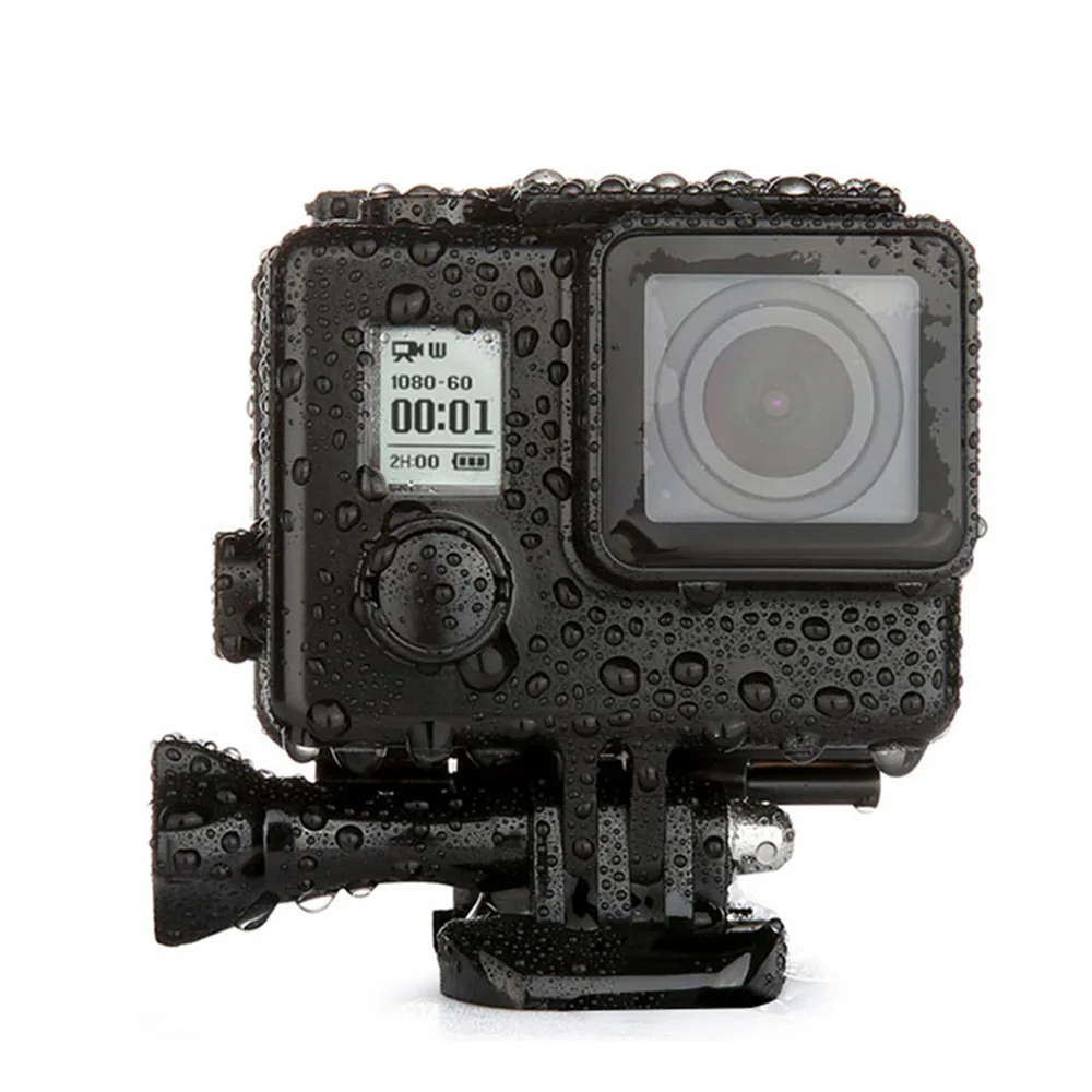 Черный водонепроницаемый чехол King Kong для подводного дайвинга защитный GoPro Hero 3 + 4