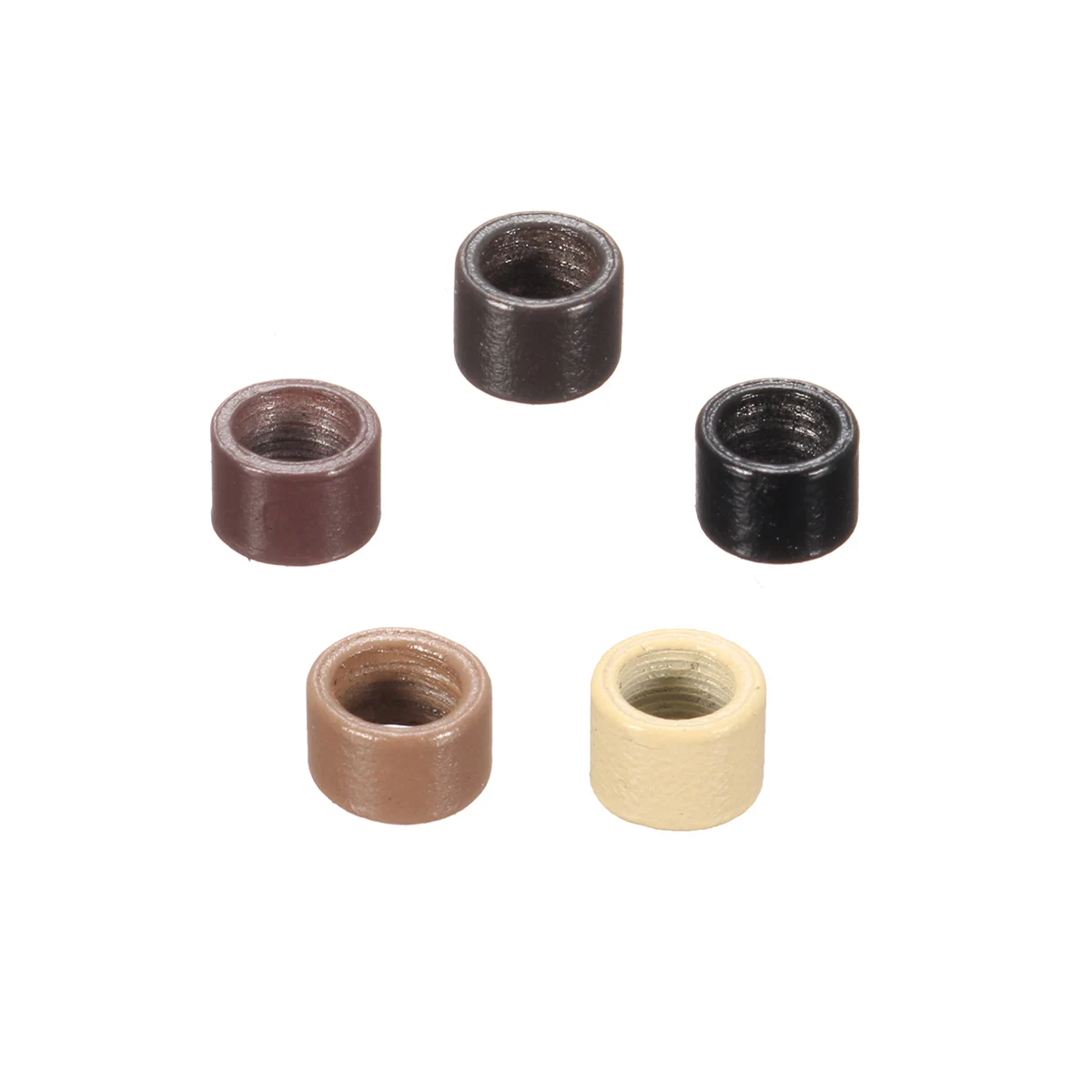 1000 шт/бутылка Силиконовые микро звенья кольца Бусины трубки с подкладкой 3 8*2 8 см