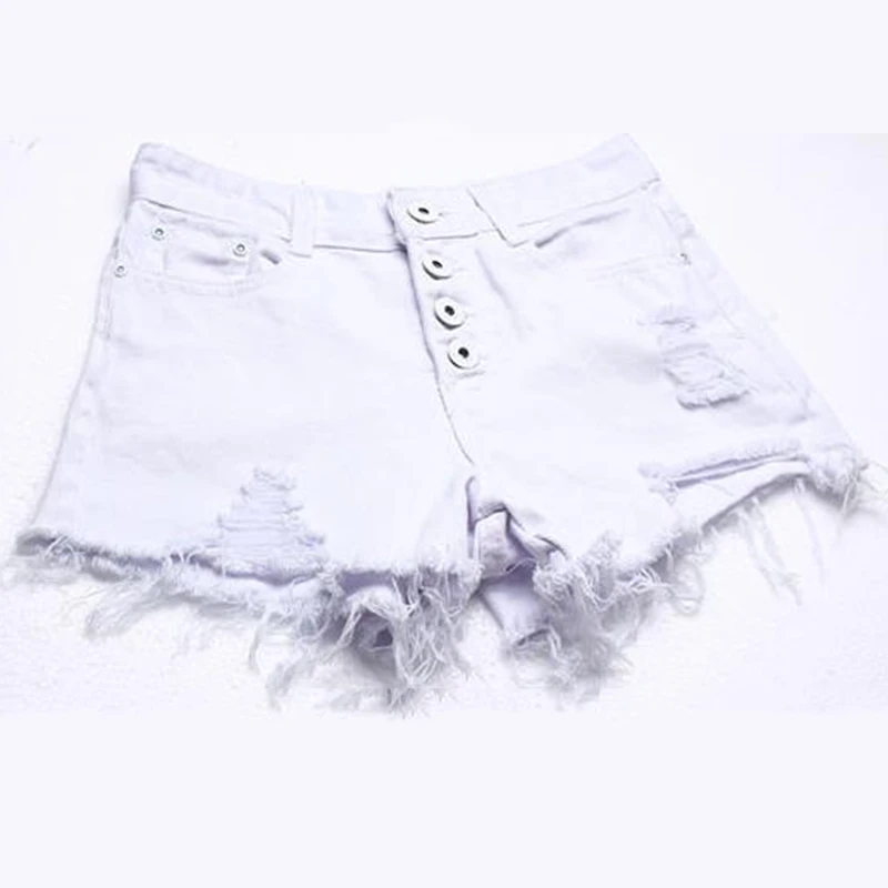 4 вида цветов Рваные джинсовые шорты популярные милые летние мини с высокой