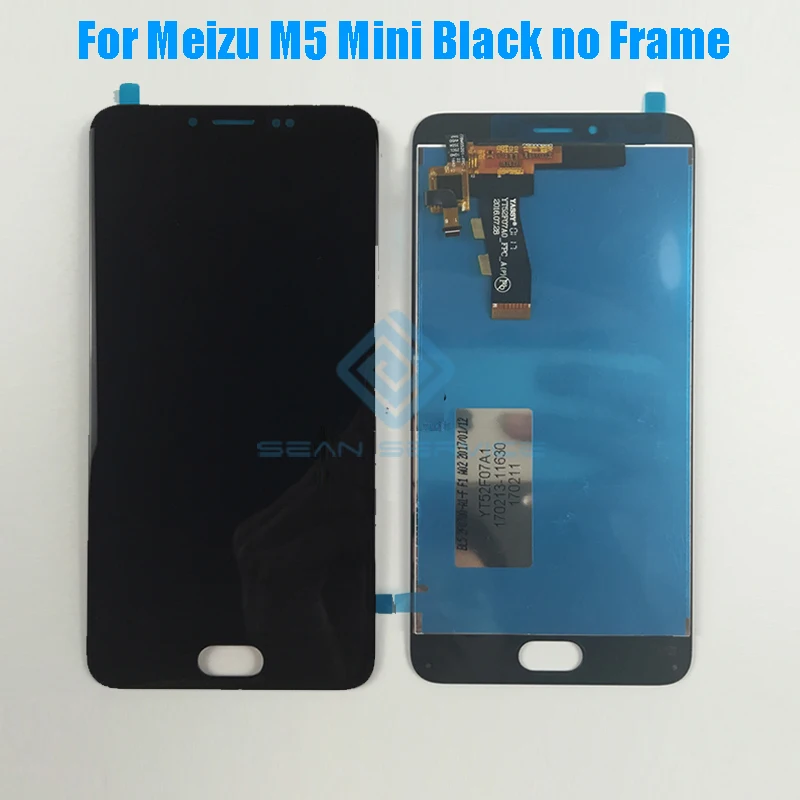 Для MEIZU M5 Mini ЖК дисплей со стандартной заменой 5 2 дюймов 1280*720P Бесплатная