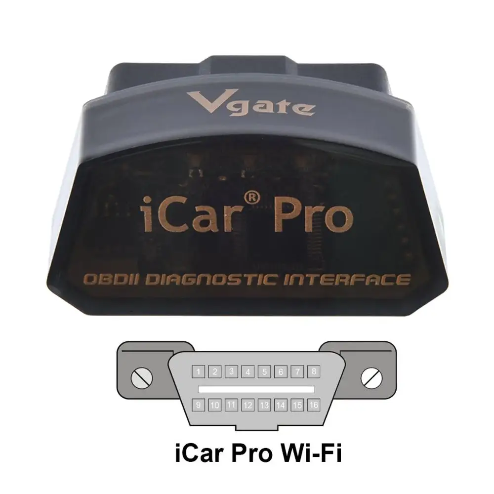 Vgate iCar Pro OBD2 сканер elm 327 Wi Fi bluetooth 4 0 v1.5 Диагностический инструмент для Android/IOS OBD 2