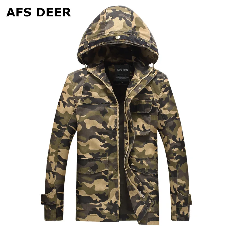 Мужские куртки и пальто новый бренд 2016 одежда на осень-зиму камуфляж Jaqueta Весте